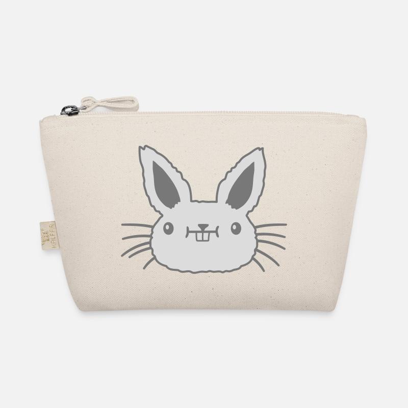 Petit visage de lapin kawaii Trousse biologique