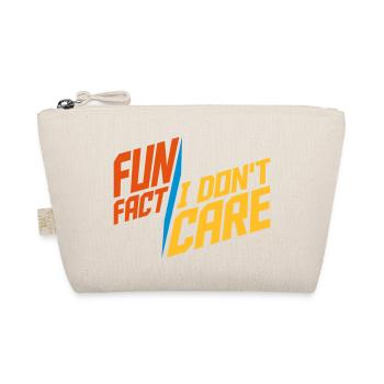 I dont care fact - Bio-Täschchen - Natur - Vorne