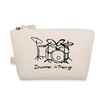 Drummer in Training - Bio-Täschchen - Natur - Vorne
