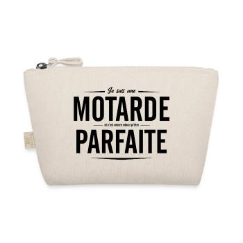 je suis motarde et c est mieux qu etre parfaite - Trousse biologique - nature - Devant