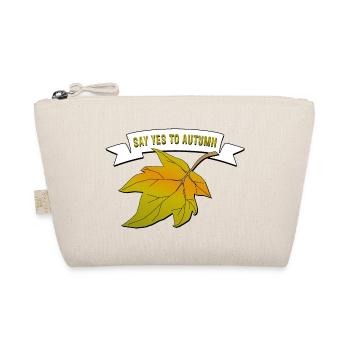say yes to autumn - Bio-Täschchen - Natur - Vorne