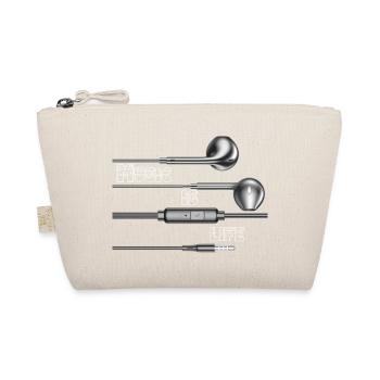 Music is life - Organic Pouch - nature - Front