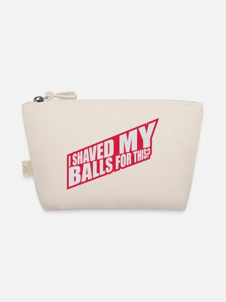 Je me suis rasé les couilles - Trousse biologique - nature - Devant