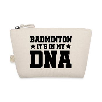 Badminton It's In My DNA Shuttlecock Badminton Pla - Bio-Täschchen - Natur - Vorne