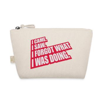 I came saw forget - Organic Pouch - nature - Front
