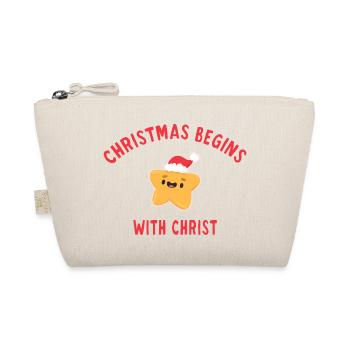 Christmas Begins With Christ - Trousse biologique - nature - Devant