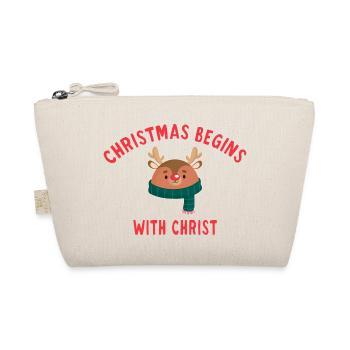 Christmas Begins With Christ - Trousse biologique - nature - Devant