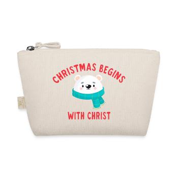 Christmas Begins With Christ - Trousse biologique - nature - Devant