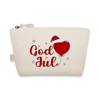 God Joul Weihnachtsfeier - Bio-Täschchen - Natur - Vorne