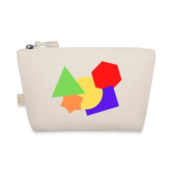Shapes colorful - Organic Pouch - nature - Front