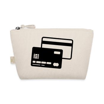 Credit card visa debit card payment card - Organic Pouch - nature - Front