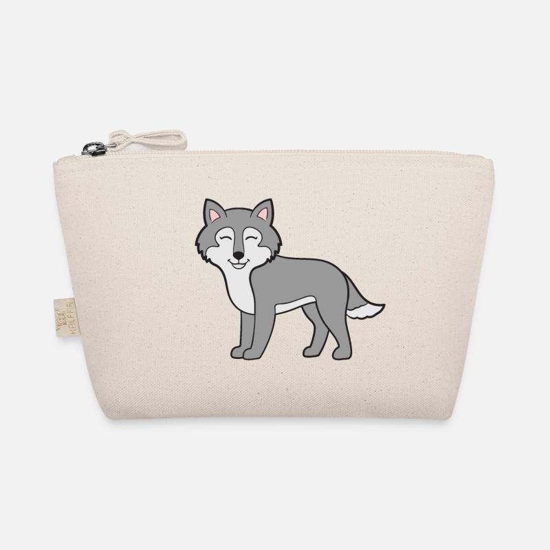 Wolf Wolves Organic Pouch