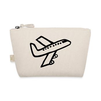 Flugzeug - Bio-Täschchen - Natur - Vorne