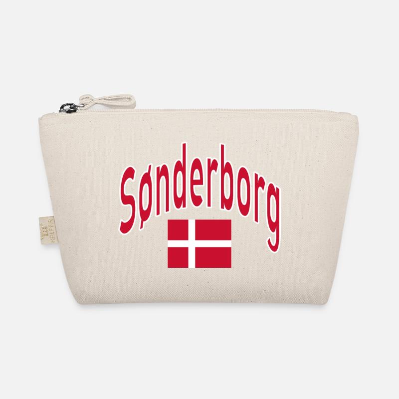 Drapeau de Sønderborg Danemark Trousse biologique