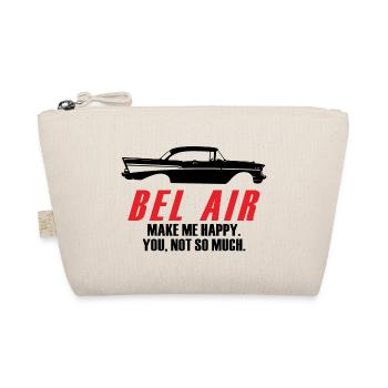 BEL AIR MACHEN MICH GLÜCKLICH DICH NICHT SO SEHR - Bio-Täschchen - Natur - Vorne