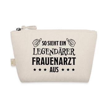 Frauenarzt Spruch Gynäkologe Frauenarzt Geschenk - Bio-Täschchen - Natur - Vorne