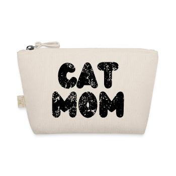 Cat Mom - Organic Pouch - nature - Front