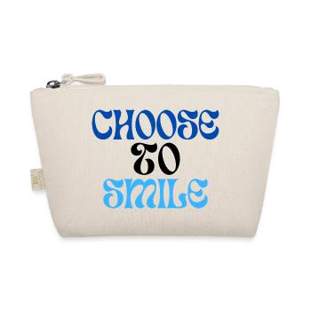 Choose to smile - Bio-Täschchen - Natur - Vorne