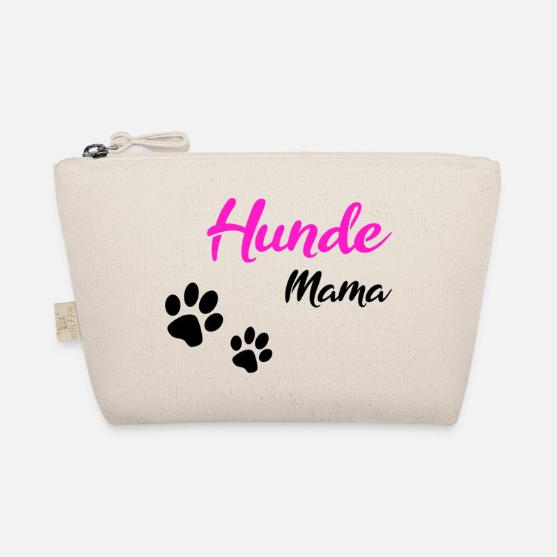 Hunde Mama Geschenk black Bio-Täschchen