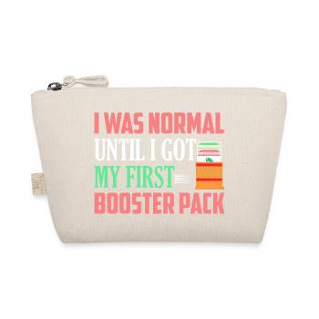 I Was Normal Until I Got My First Booster Pack Col - Organic Pouch - nature - Front