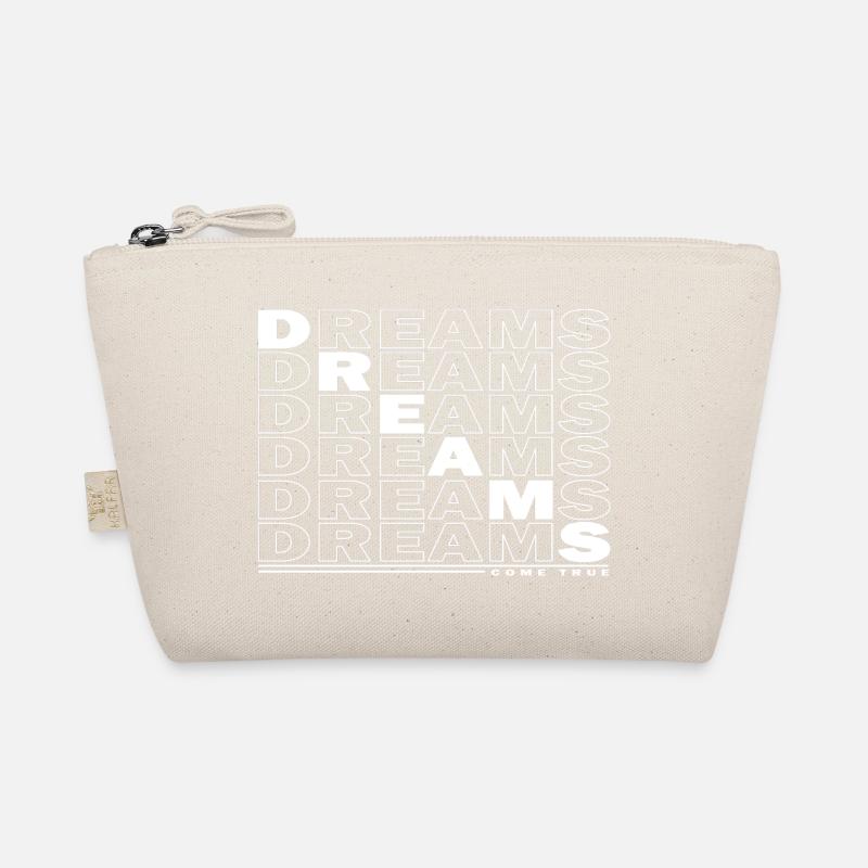DREAMS - COME TRUE - Bio-Täschchen - Natur