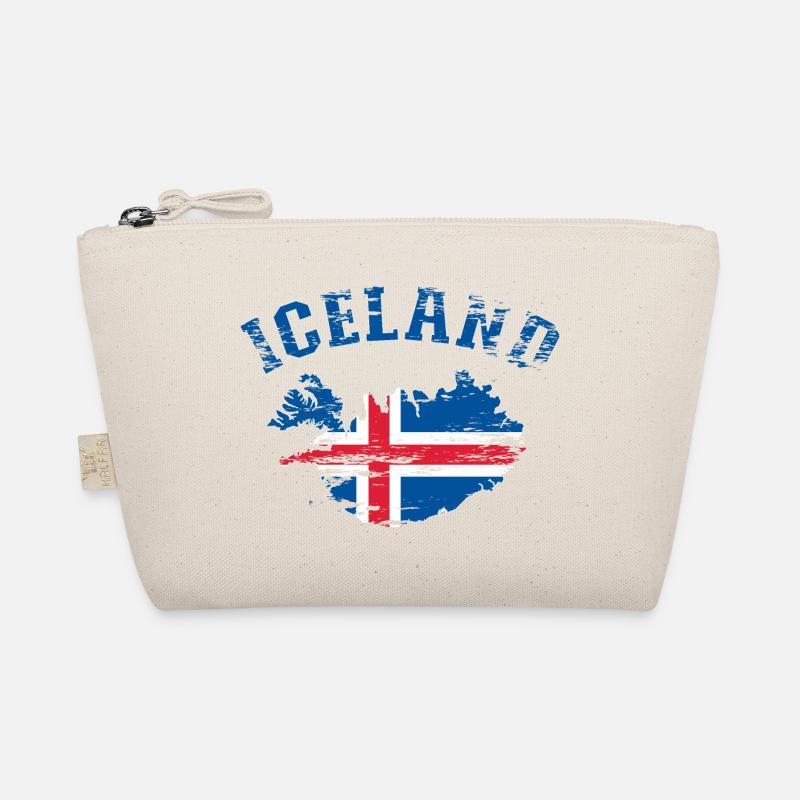 Carte murale de l’Islande Drapeau utilisé Trousse biologique