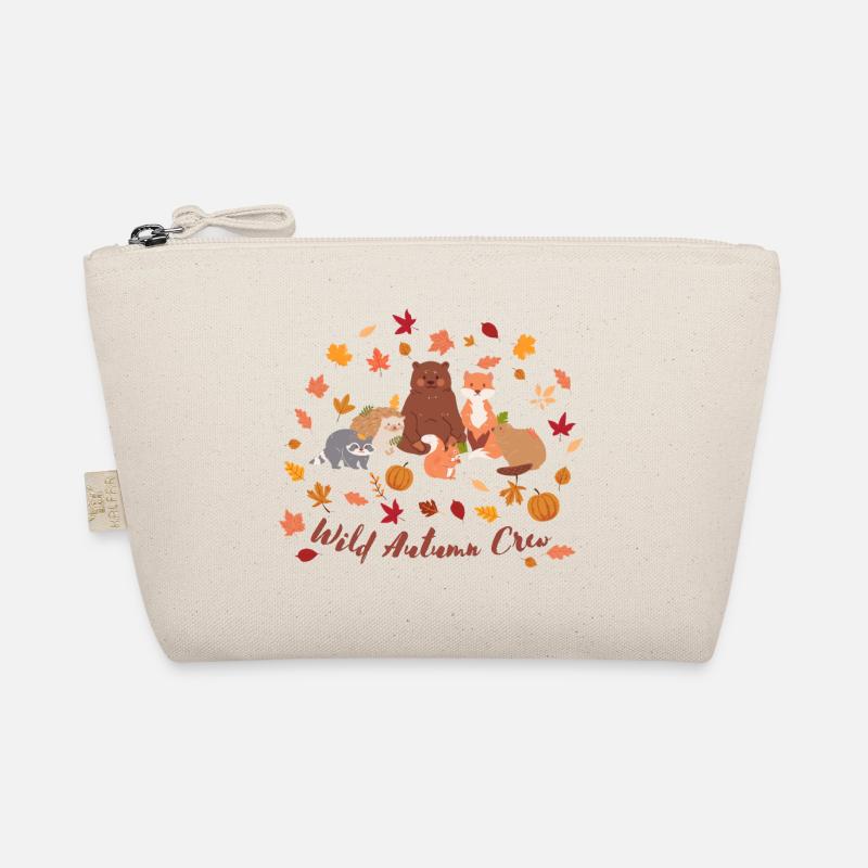 Tshirt cute gift for kids shirt with cute animals - Bio-Täschchen - Natur