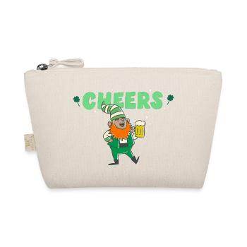 cheers. Happy St Patrick's Day! - Organic Pouch - nature - Front