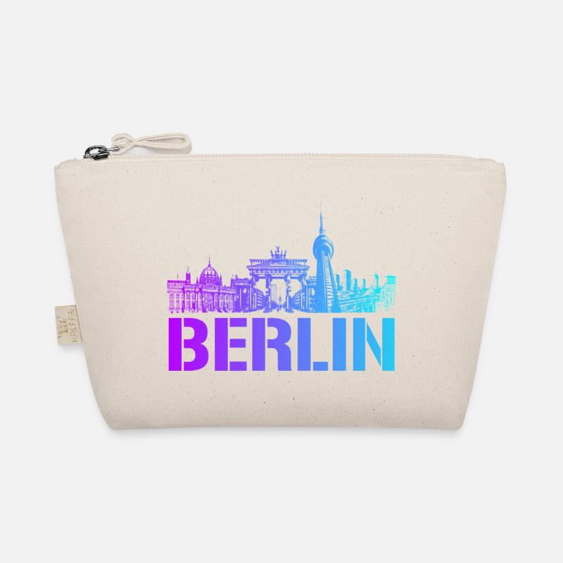 Berlin skyline with Berlin landmark Organic Pouch