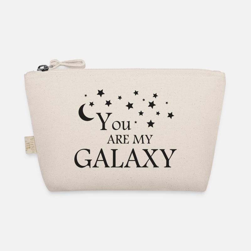 YOU ARE MY GALAXY - Organic Pouch - nature