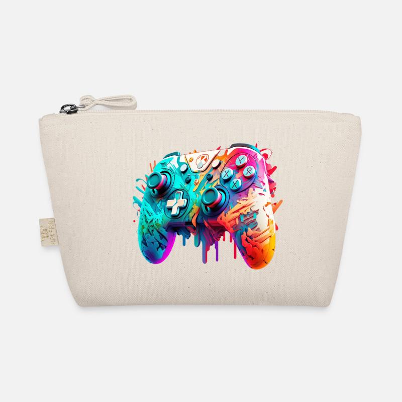 Neon Gaming Controller / Kontroller - Bio-Täschchen - Natur