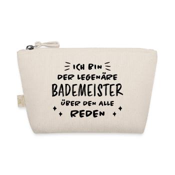 Bademeister Beruf Lustiger Spruch Freibad Geschenk - Bio-Täschchen - Natur - Vorne