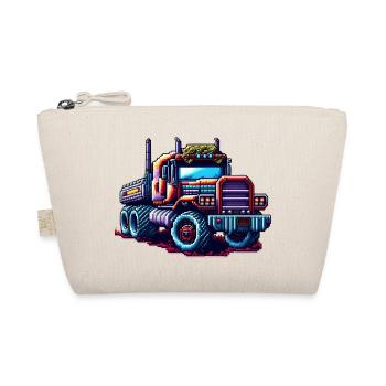 Pixel Truck Nr. 3 - Bio-Täschchen - Natur - Vorne