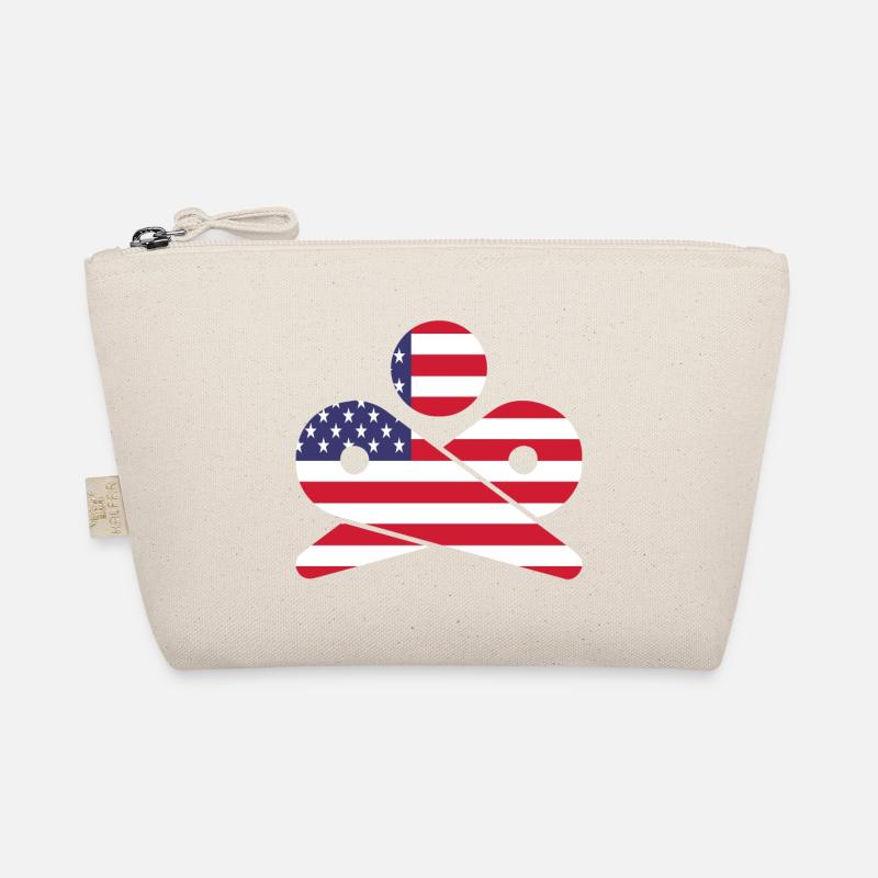 Flipper rétro USA Drapeau américain Trousse biologique