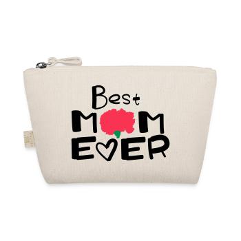 Happy Mothers Day lettering 2 - Organic Pouch - nature - Front