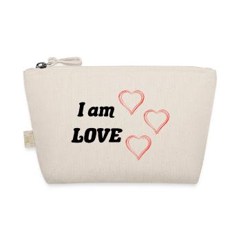 I am Love - Positive words - Organic Pouch - nature - Front