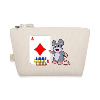 Mouse Poker Poker Cards Poker Chips - Organic Pouch - nature - Front
