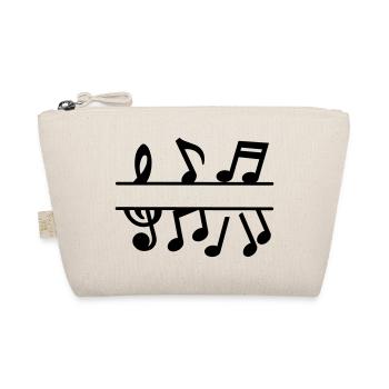 Notes de musique avec bannière de texte de clé musicale - Trousse biologique - nature - Devant