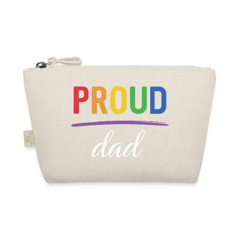 Papa fier LGBT - Mois de la fierté - Trousse biologique - nature - Devant