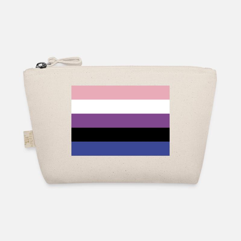Genderfluid Pride Flag Bio-Täschchen