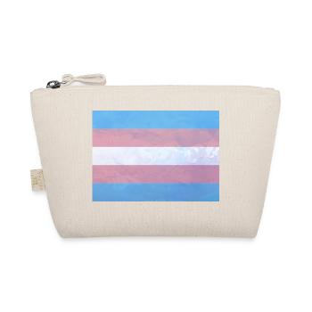 Trans Pride Flag - Bio-Täschchen - Natur - Vorne