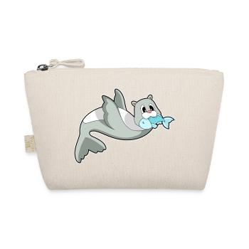 Seal Fish - Organic Pouch - nature - Front
