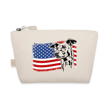 Greyhound America Flag Greyhound Dogs Wilsigns - Trousse biologique - nature - Devant