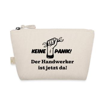 Keine Panik! Der Handwerker ist da! Technik, Azubi - Bio-Täschchen - Natur - Vorne