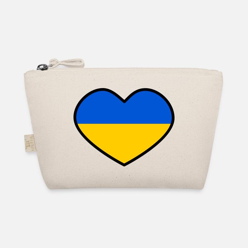 Ukraine Heart Organic Pouch