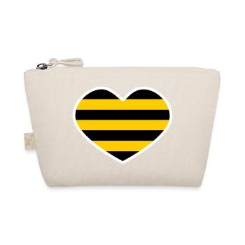 Rodent heart - Organic Pouch - nature - Front