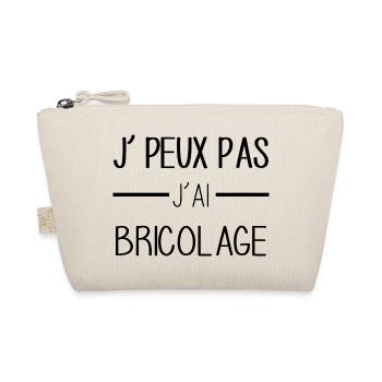 Je peux pas j'ai bricolage j'peux pas j'ai bricole - Trousse biologique - nature - Devant