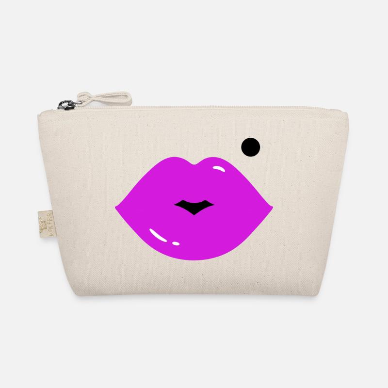 Lippen mit Muttermal Bio-Täschchen