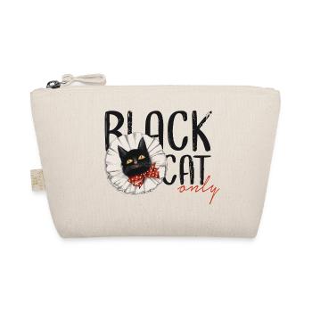 Black cat.Chat noir rétro. - Organic Pouch - nature - Front