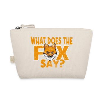 What does the Fox say - Bio-Täschchen - Natur - Vorne